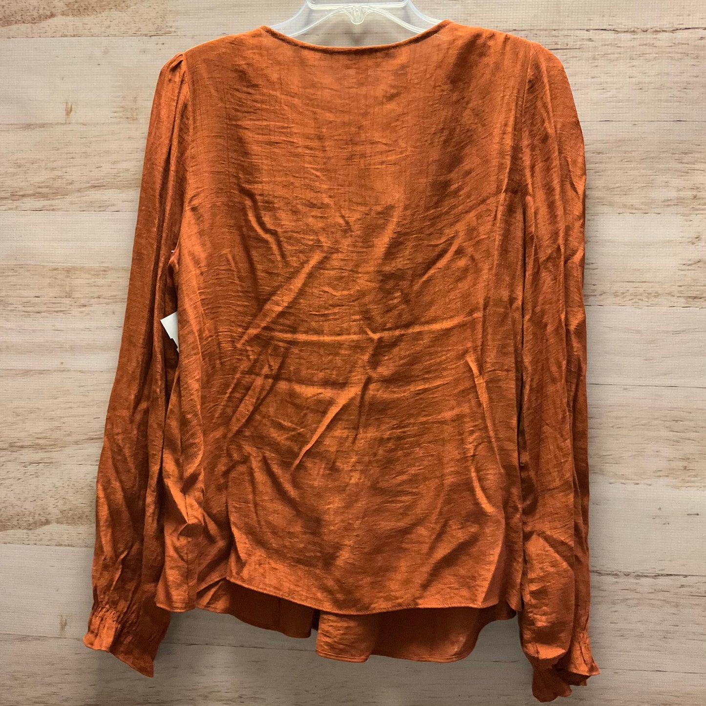 Top Long Sleeve By Nanette Lepore In Orange, Size: M