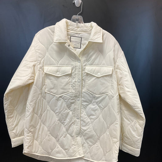 Jacket Other By Clothes Mentor In White, Size: M