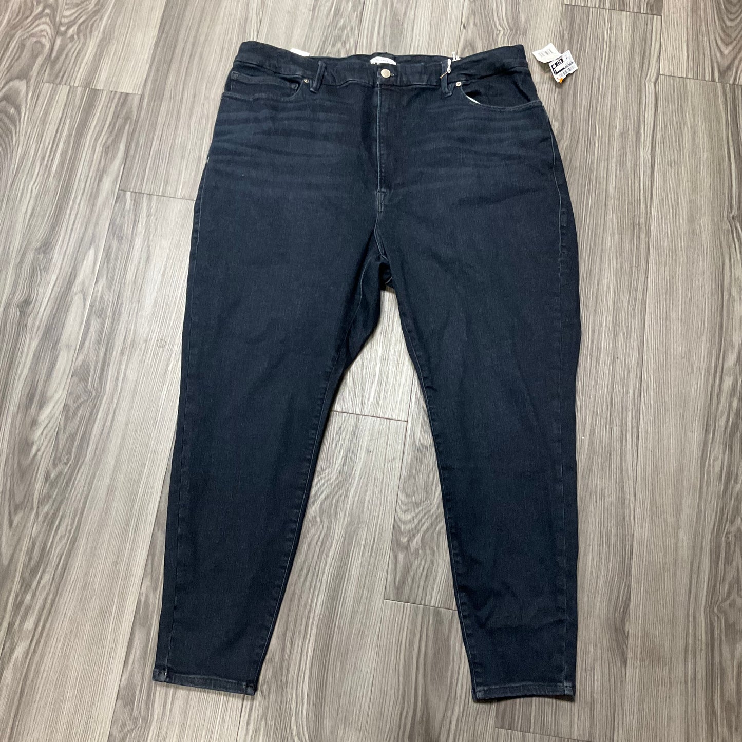 Jeans Skinny By Good American In Blue Denim, Size: 24