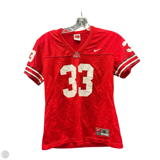 Top Short Sleeve By Nike Apparel In Red, Size: S