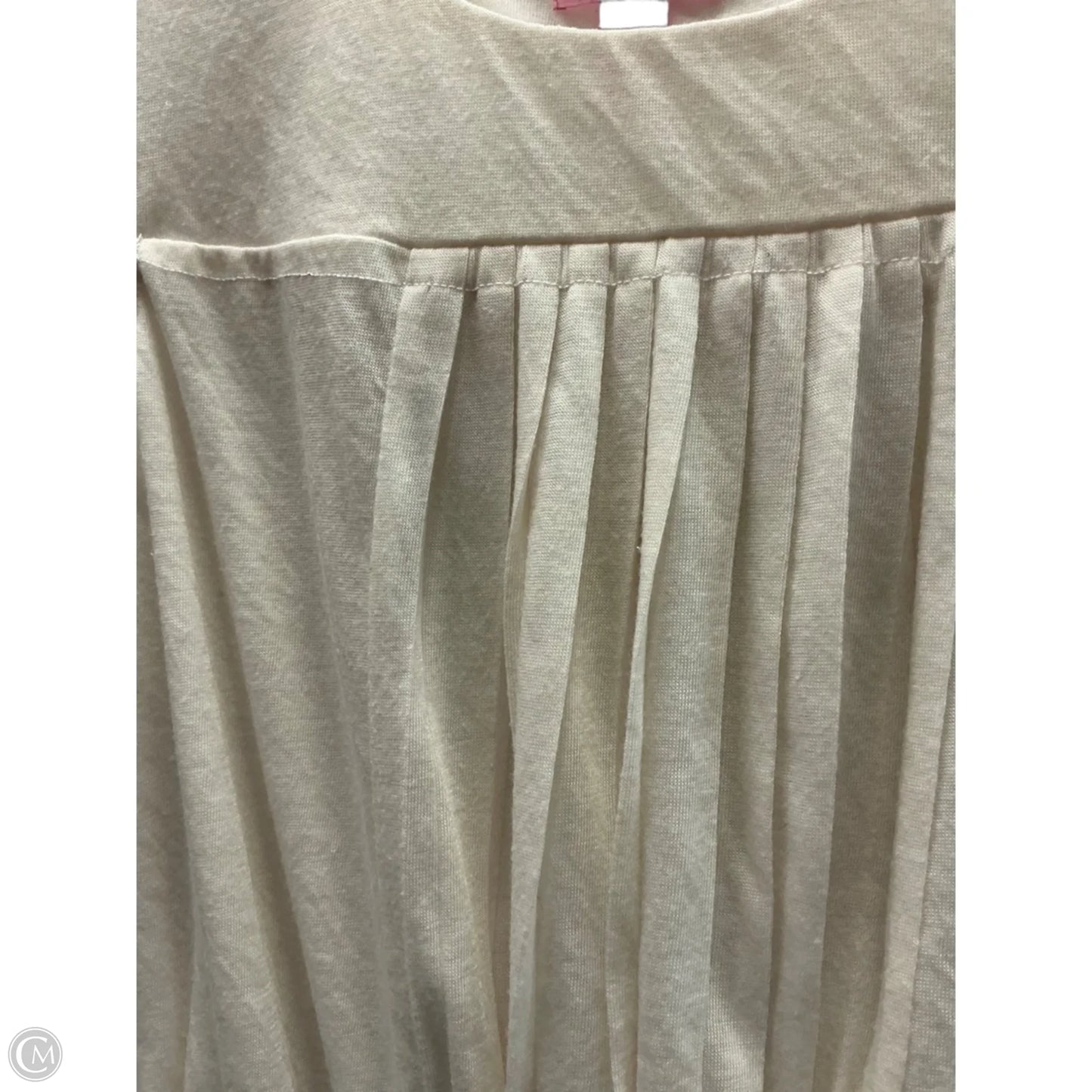 Top Sleeveless Designer By Lilly Pulitzer In Ivory, Size: Xs