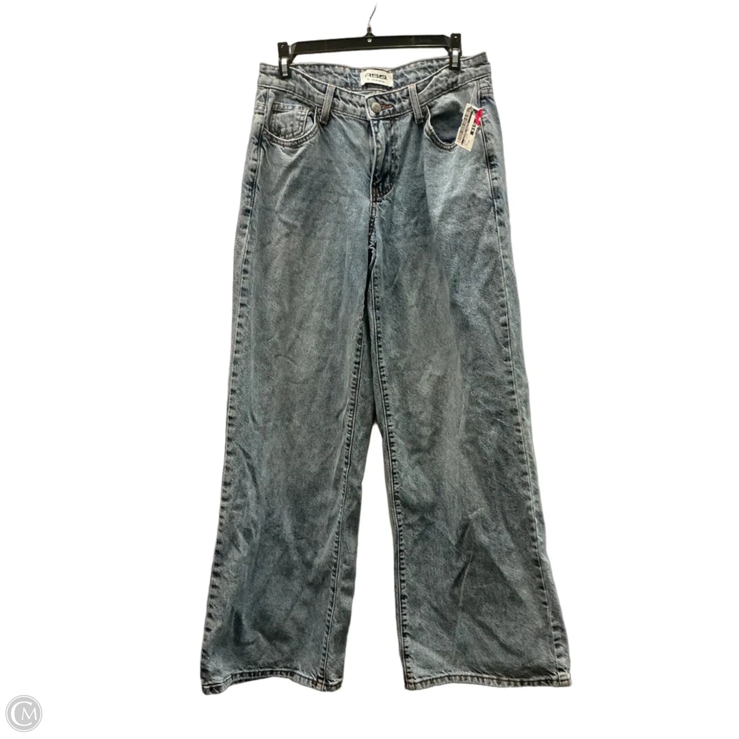 Jeans Wide Leg By Clothes Mentor In Blue Denim, Size: 28