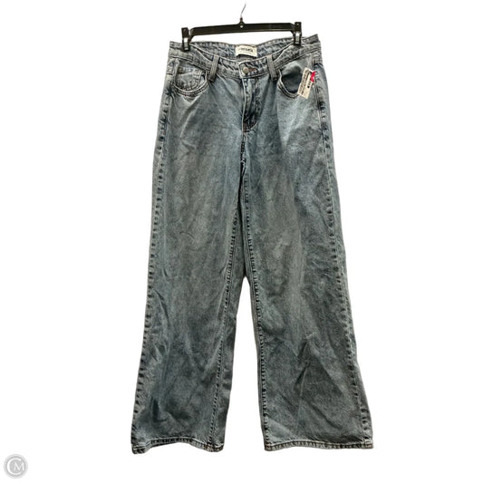 Jeans Wide Leg By Clothes Mentor In Blue Denim, Size: 28