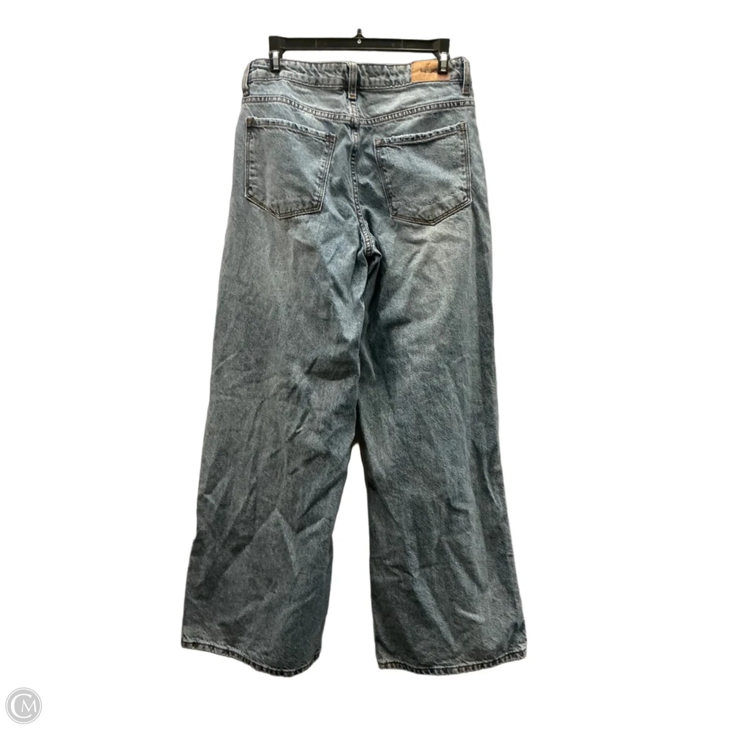 Jeans Wide Leg By Clothes Mentor In Blue Denim, Size: 28