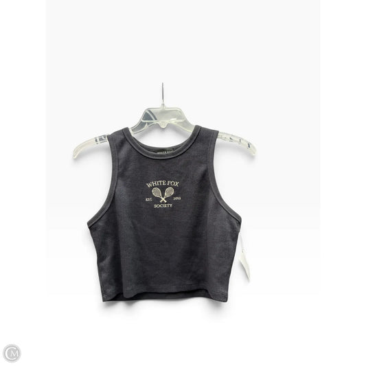Top Sleeveless By White Fox In Black, Size: M