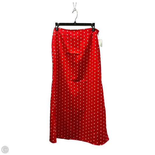 Skirt Maxi By Clothes Mentor In Polkadot Pattern, Size: M