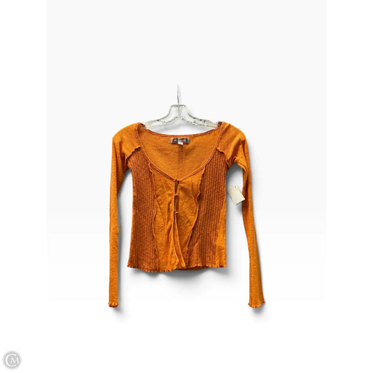 Top Long Sleeve By Urban Outfitters In Orange, Size: Sp