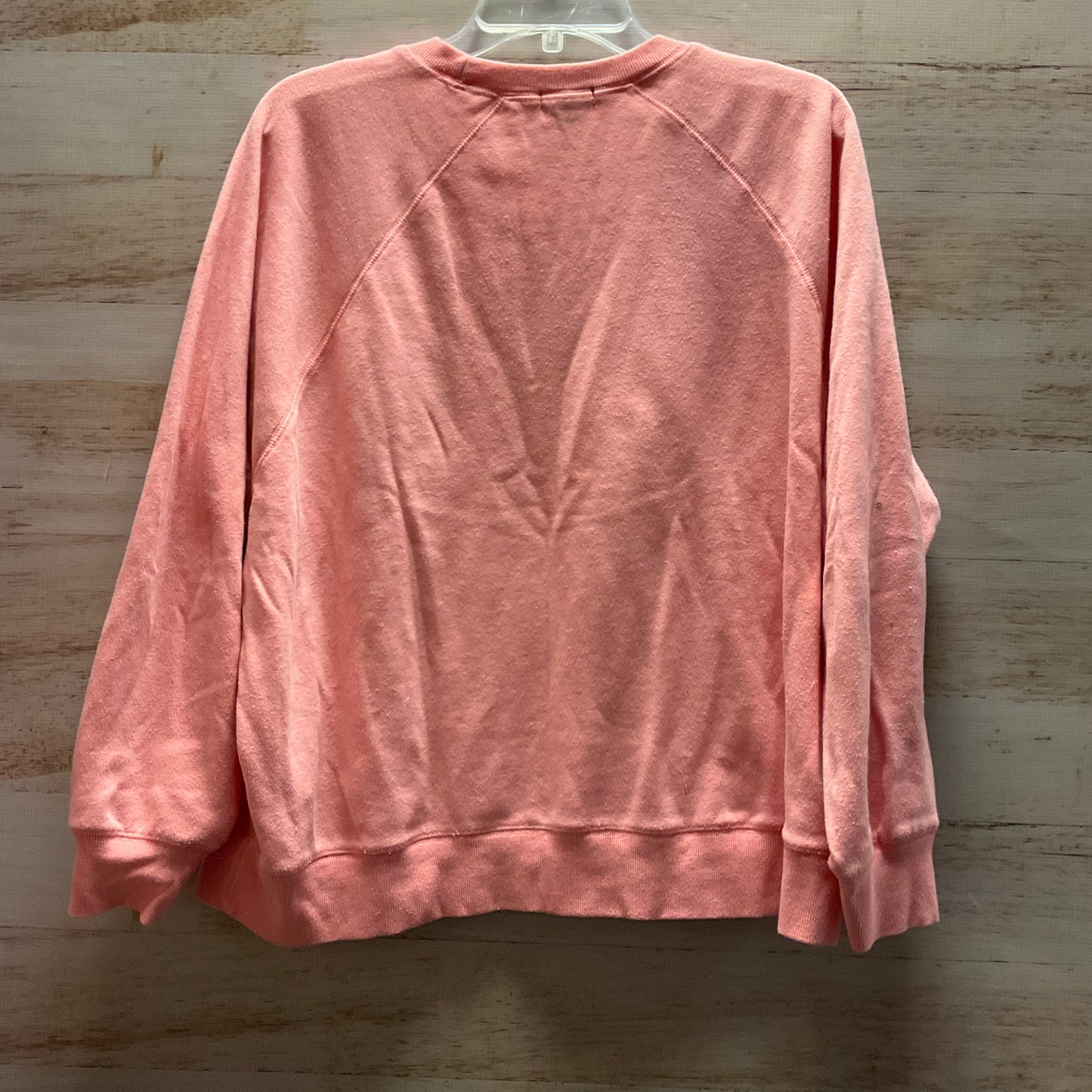 Top Long Sleeve By Clothes Mentor In Coral, Size: L