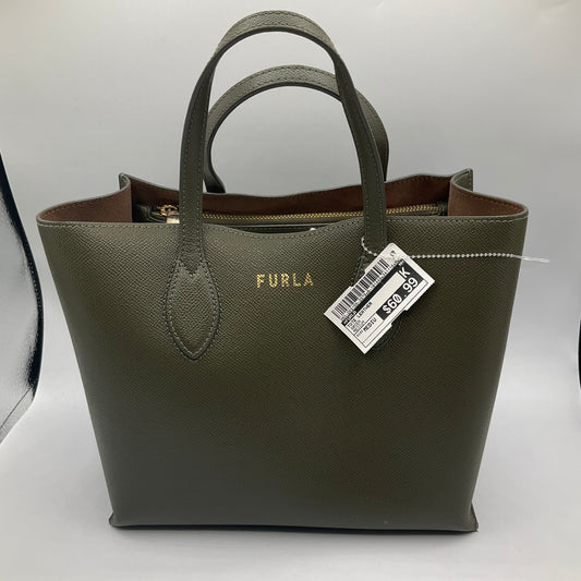 Tote Leather By Furla, Size: Medium