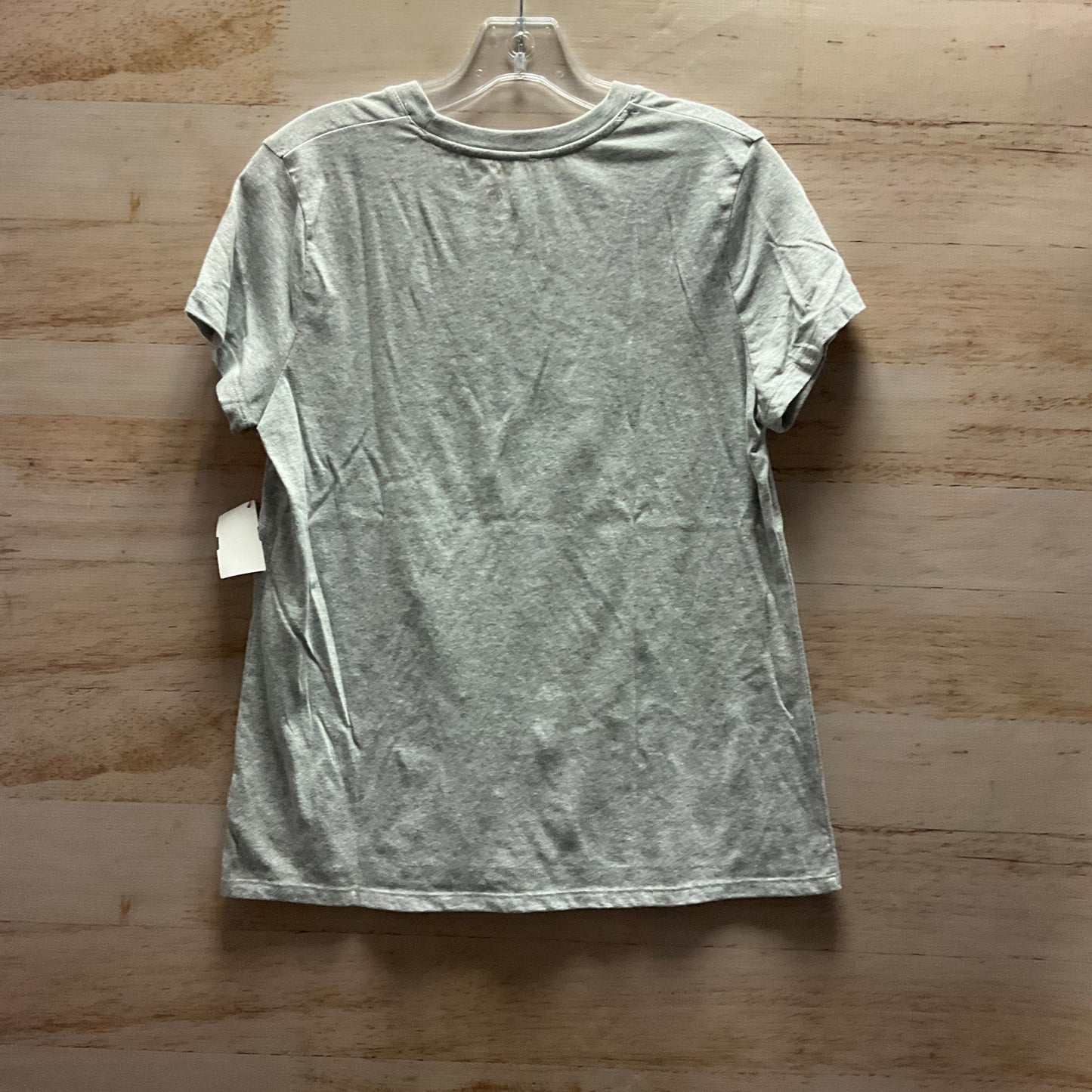 Top Short Sleeve By Clothes Mentor In Grey, Size: M