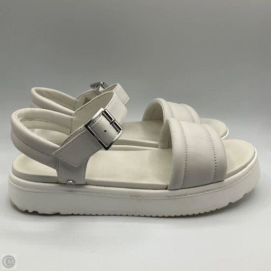 Sandals Flats By Ugg In White, Size: 8