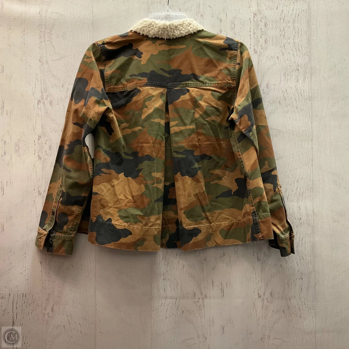 Jacket Denim By Madewell In Camouflage Print, Size: Xs