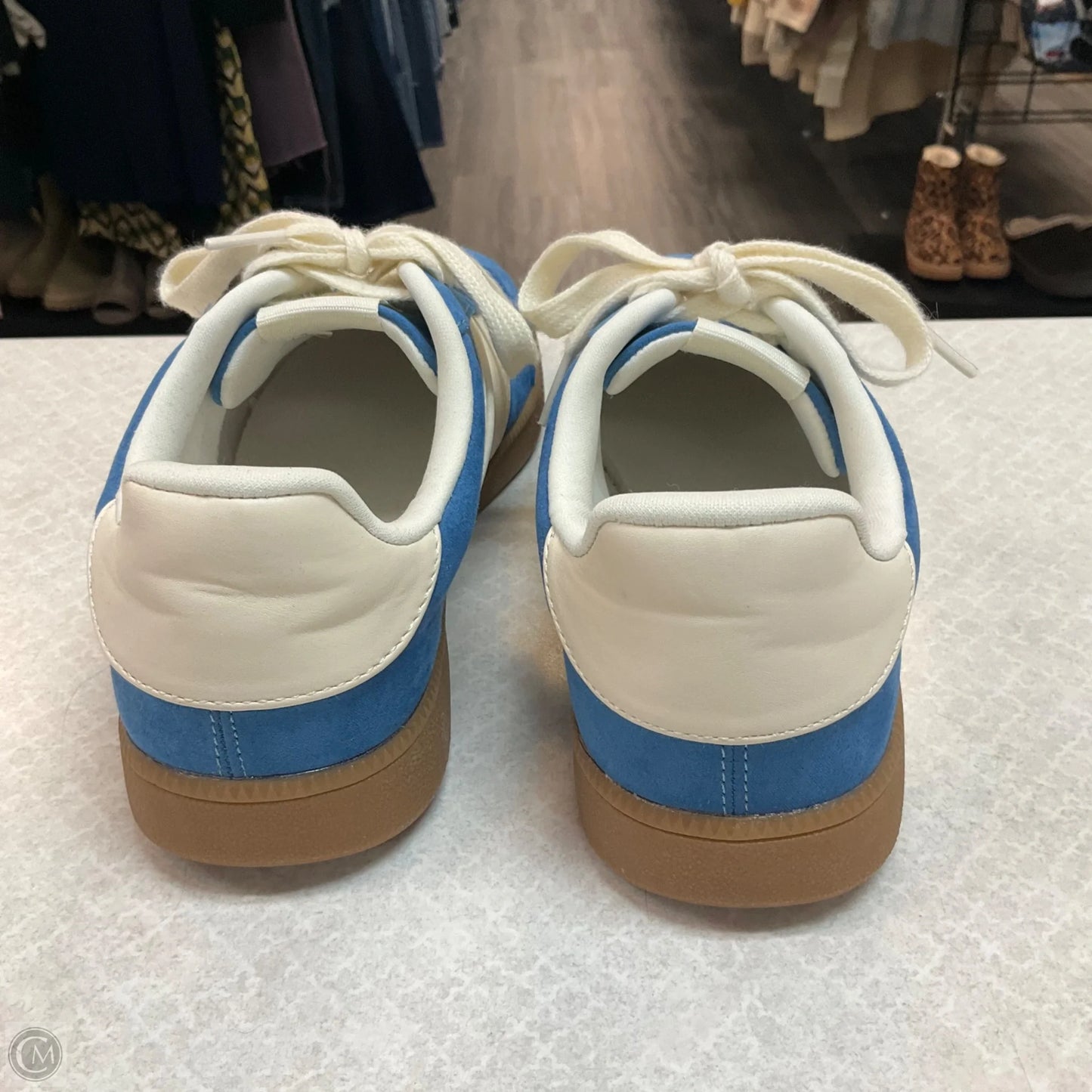 Shoes Sneakers By Steve Madden In Blue & Brown, Size: 7.5