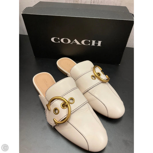 Shoes Designer By Coach In White, Size: 8