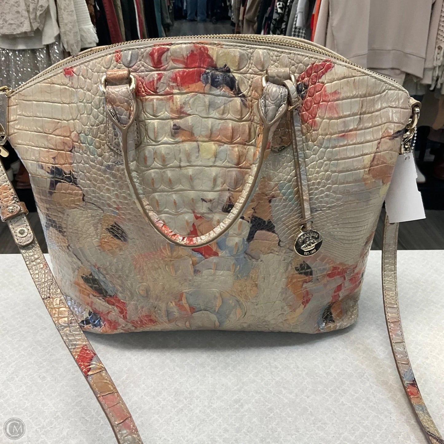 Crossbody Designer By Brahmin, Size: Large