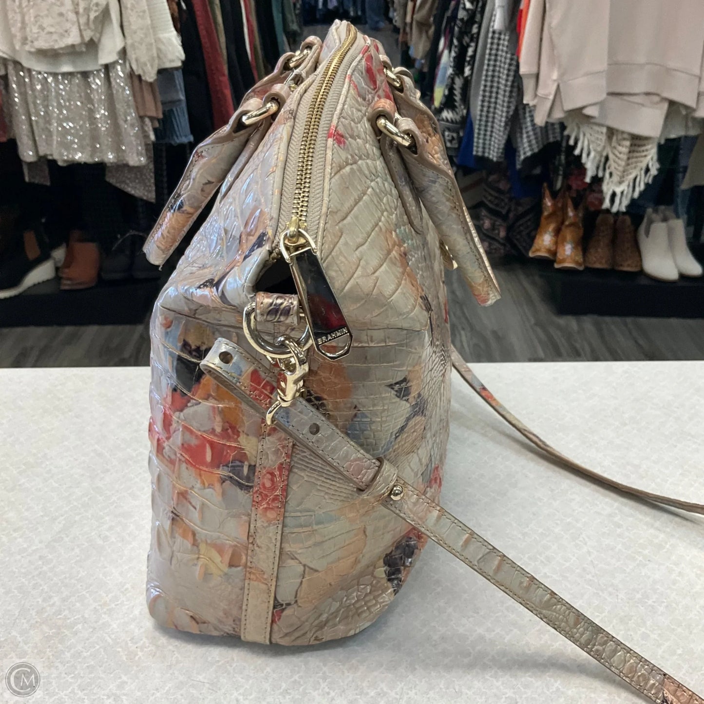 Crossbody Designer By Brahmin, Size: Large