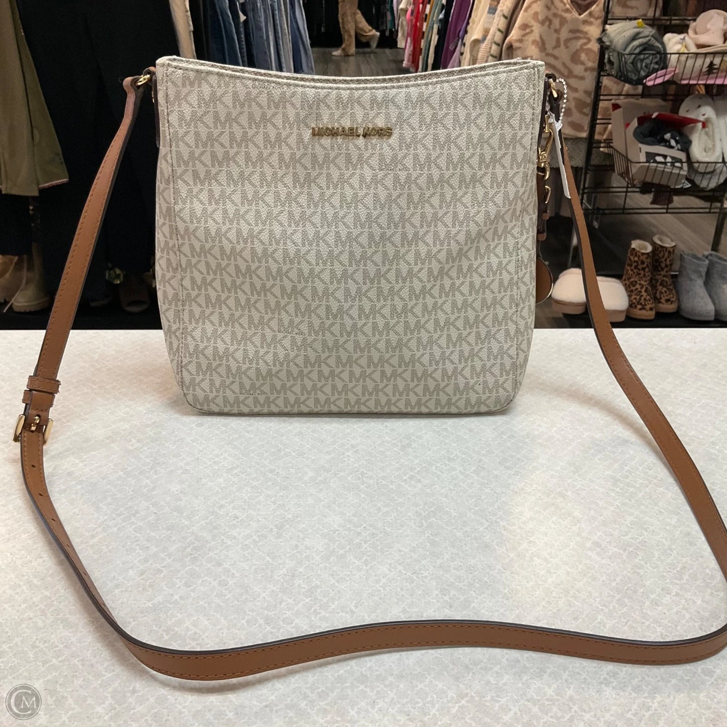 Crossbody Designer By Michael Kors, Size: Large