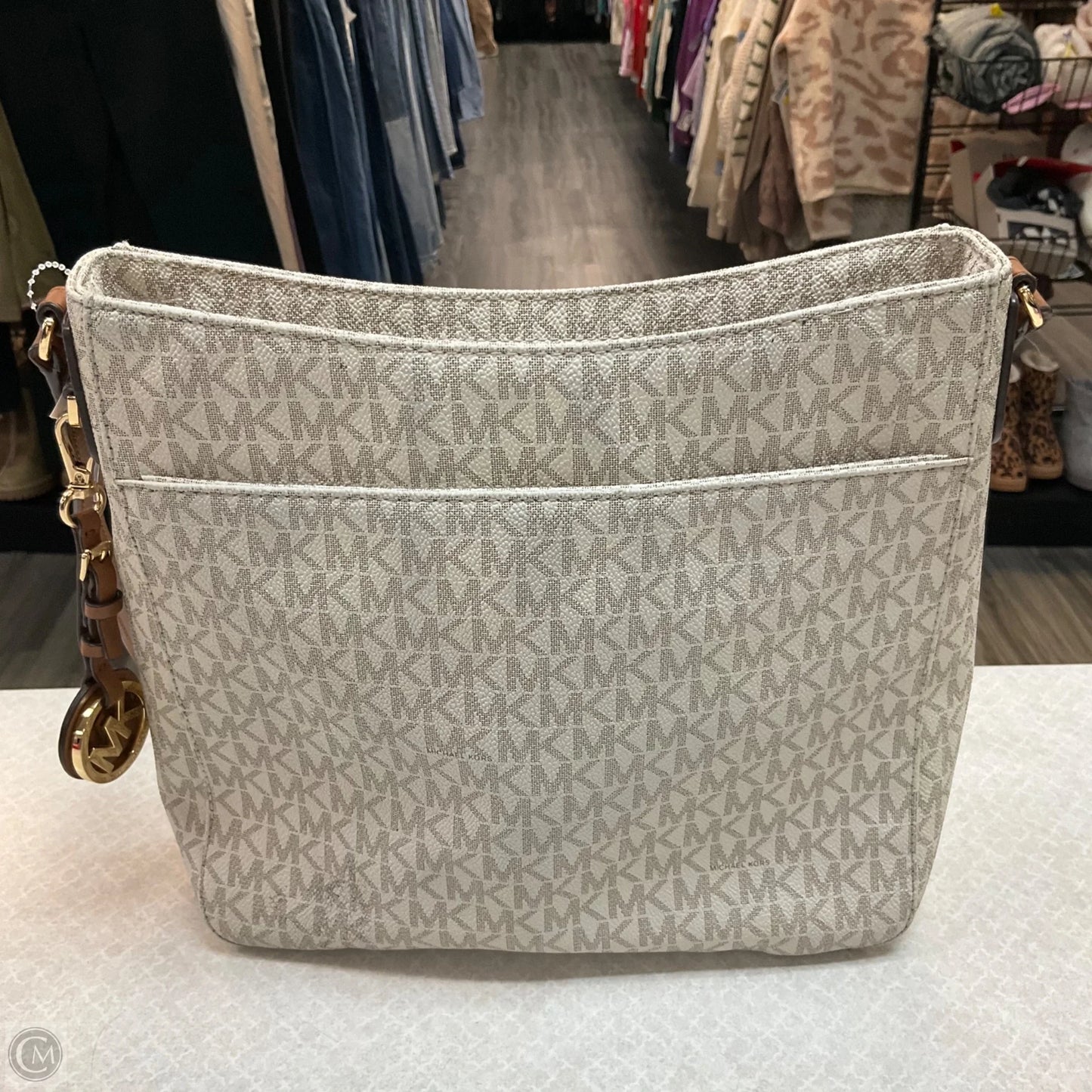 Crossbody Designer By Michael Kors, Size: Large