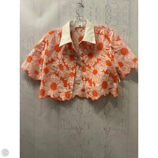 Top Short Sleeve By Clothes Mentor In Floral Print, Size: S