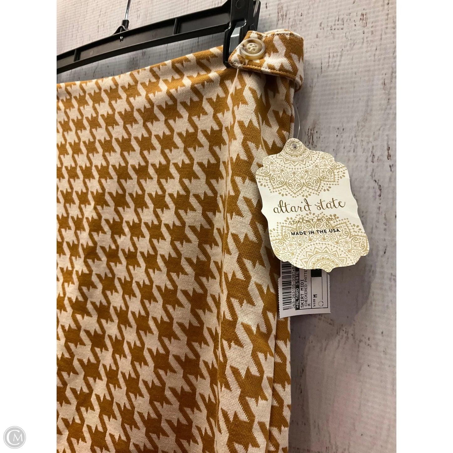 Skirt Midi By Altard State In Checkered Pattern, Size: M