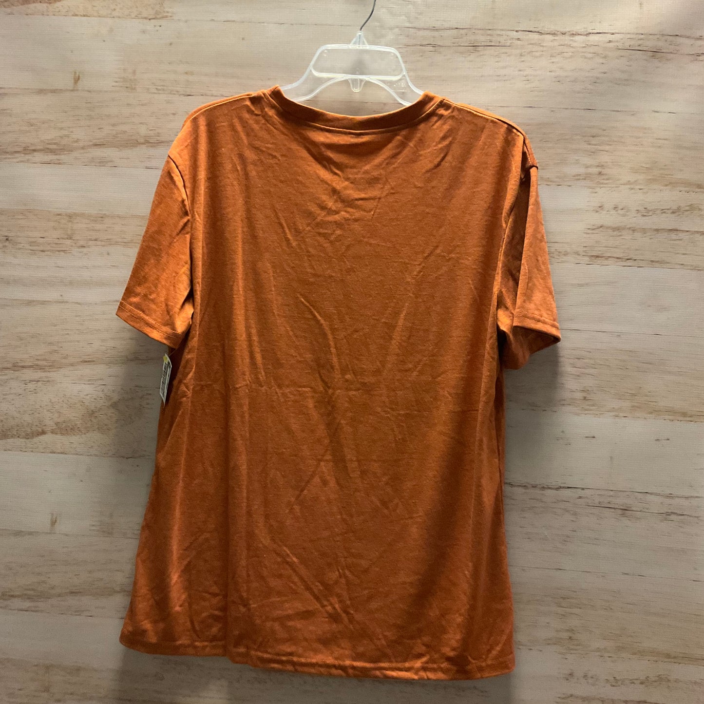 Top Short Sleeve By Clothes Mentor In Orange, Size: Xl