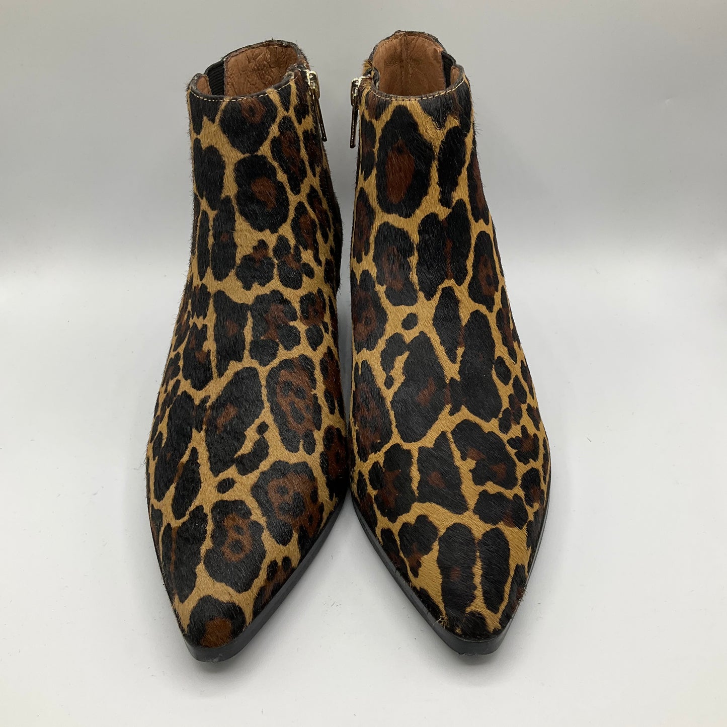 Boots Ankle Heels By Antonio Melani In Animal Print, Size: 8