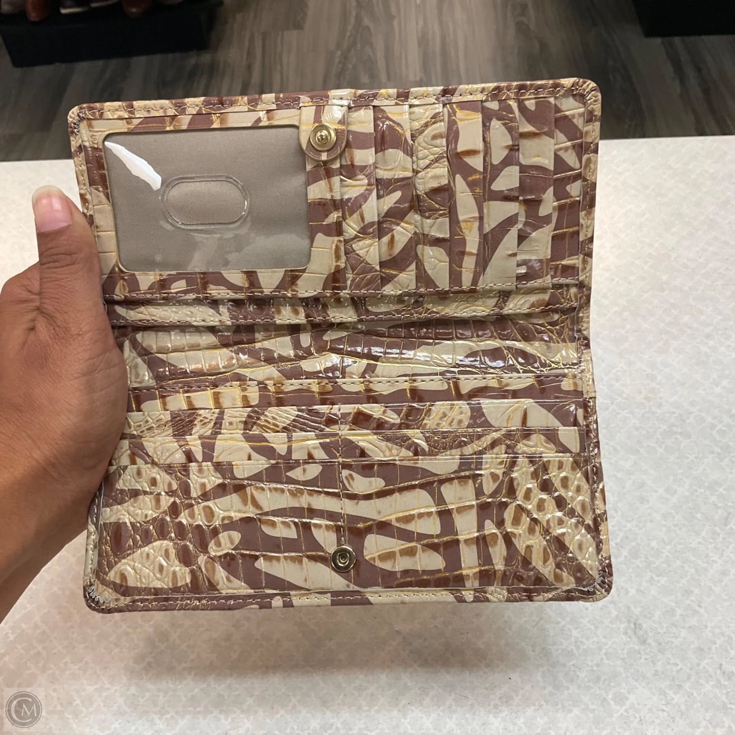 Wallet Designer By Brahmin, Size: Medium