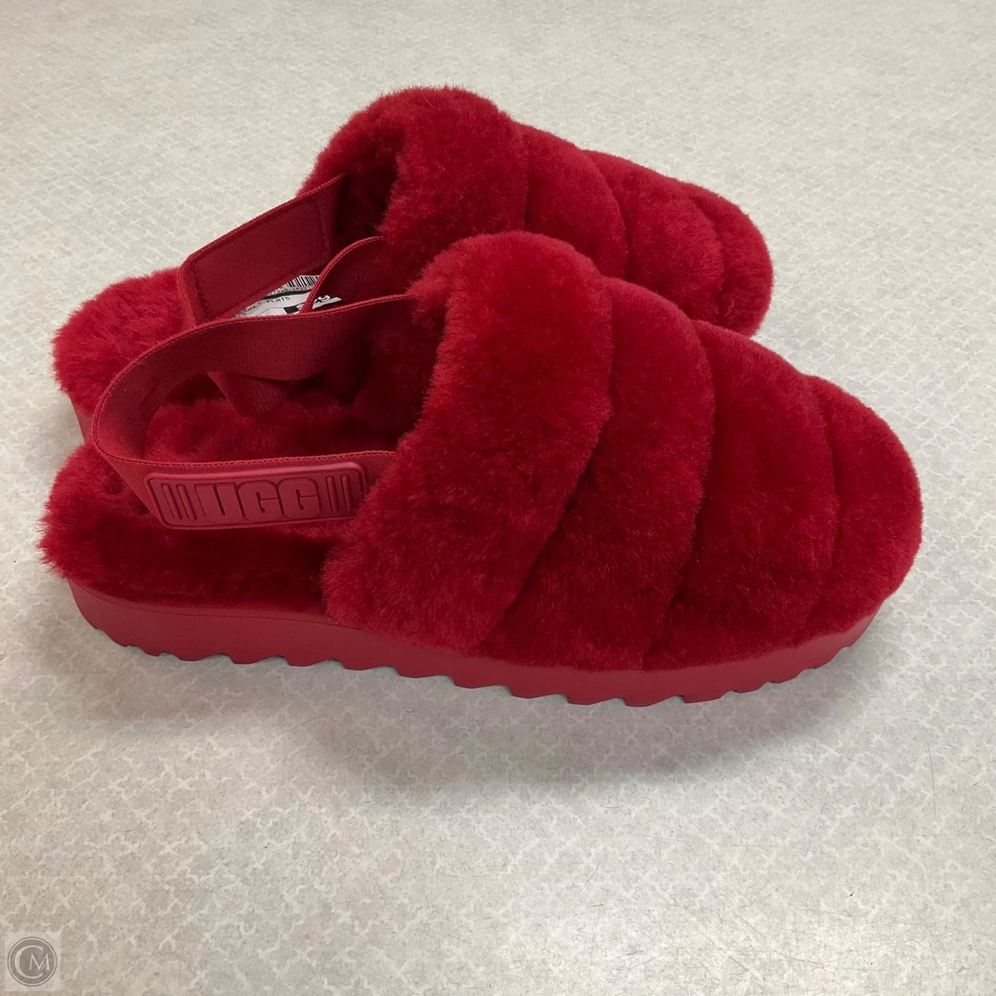 Sandals Flats By Ugg In Red, Size: 7