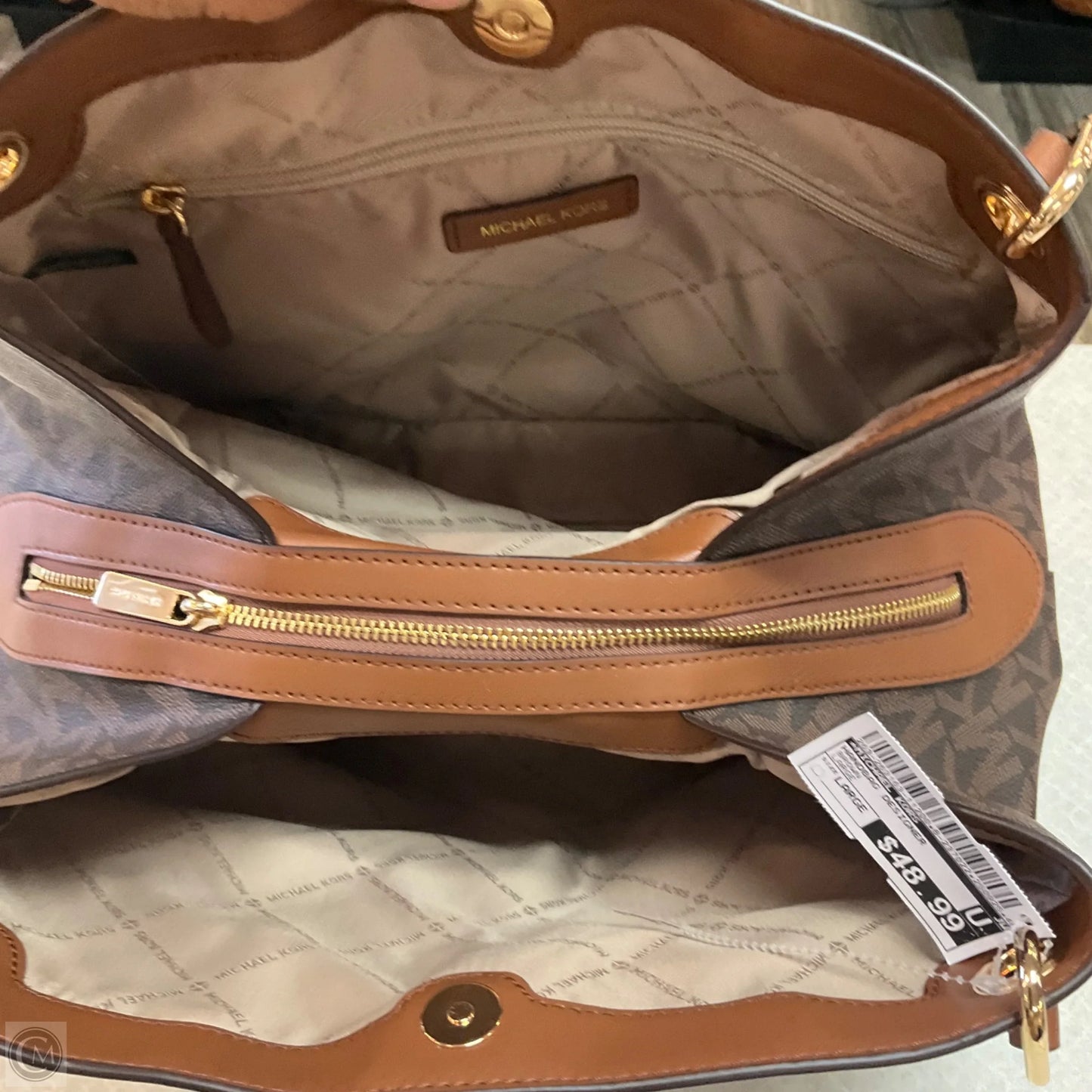 Handbag Designer By Michael Kors, Size: Large