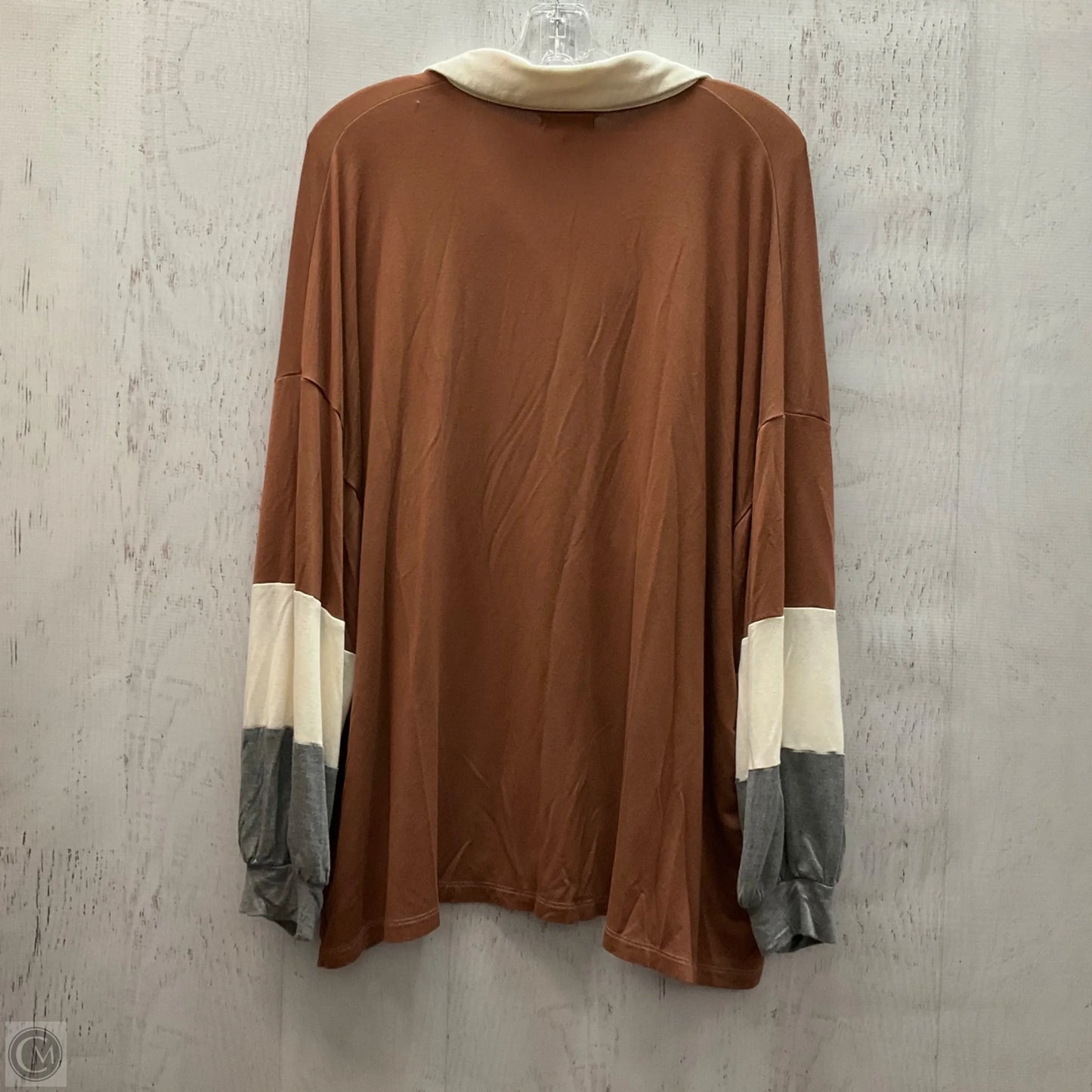 Top Long Sleeve By Maurices In Multi-colored, Size: 3x