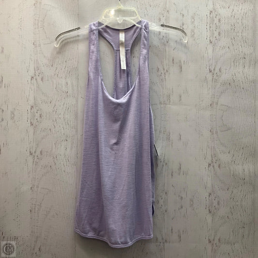 Athletic Tank Top By Lululemon In Purple, Size: 6