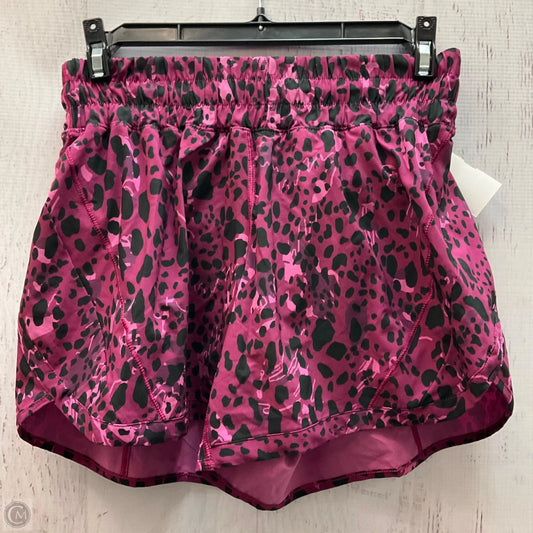 Athletic Shorts By Lululemon In Animal Print, Size: 6