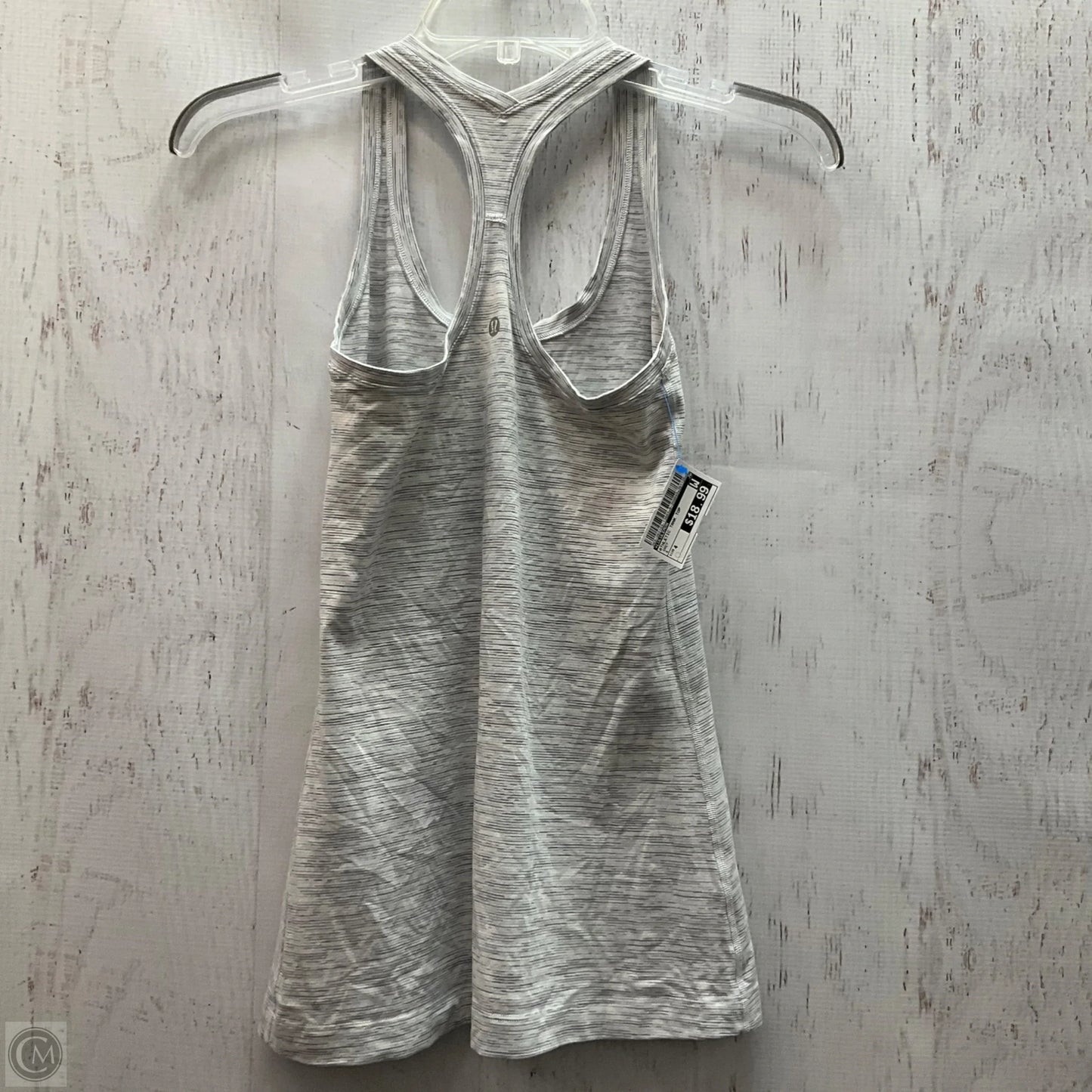 Athletic Tank Top By Lululemon In Grey, Size: 4