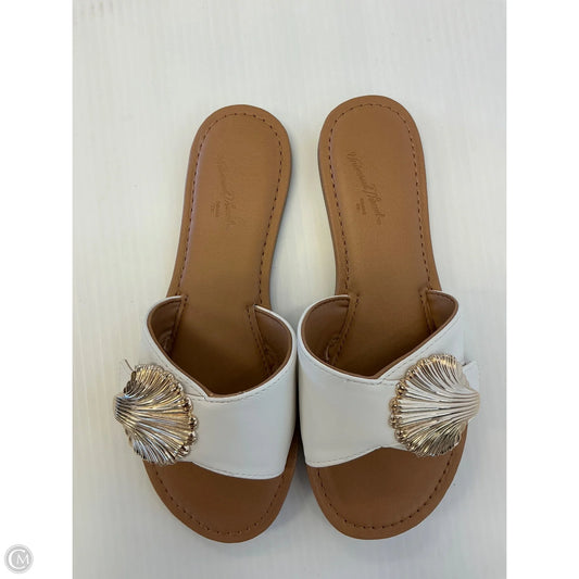 Shoes Flats By Universal Thread In Brown, Size: 6