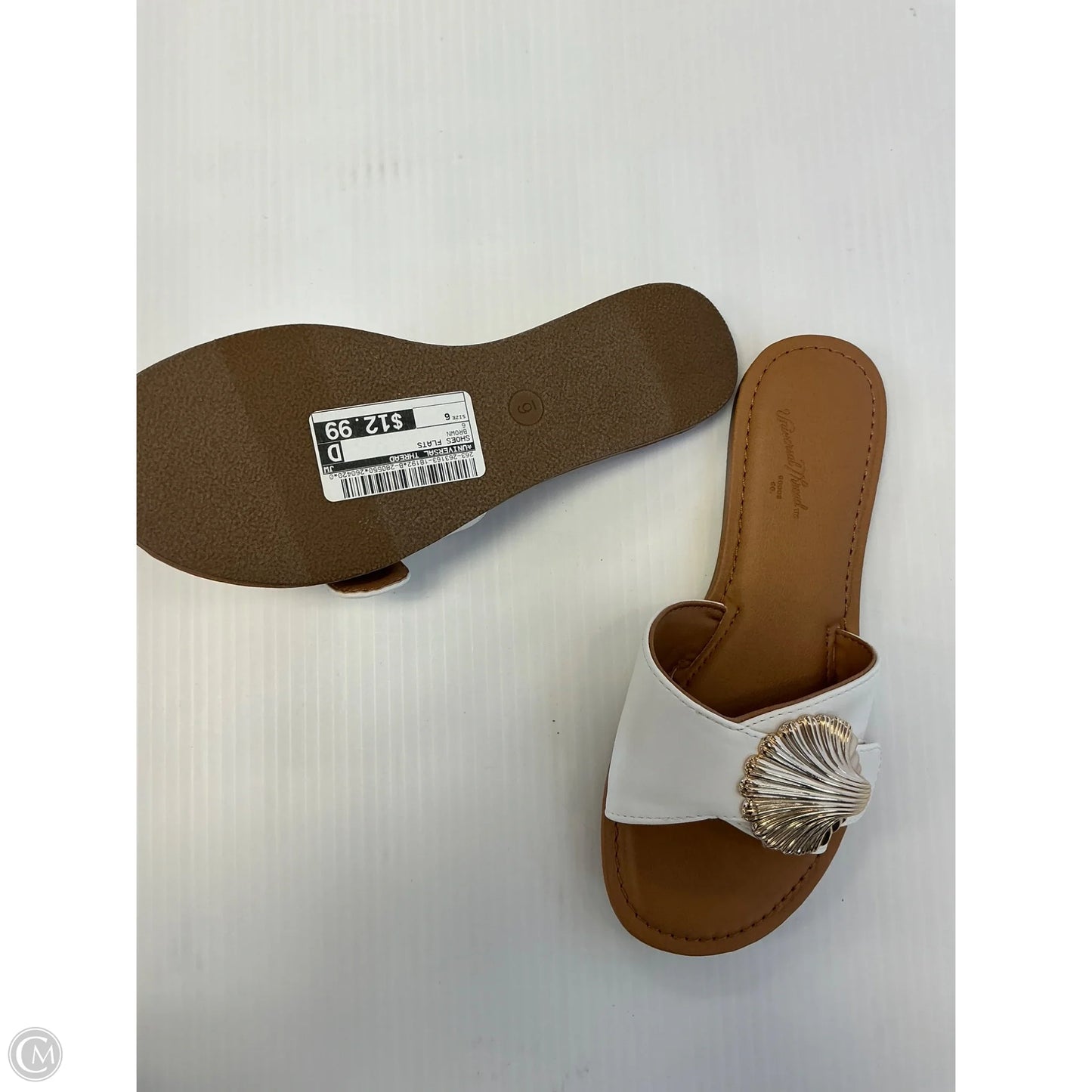Shoes Flats By Universal Thread In Brown, Size: 6