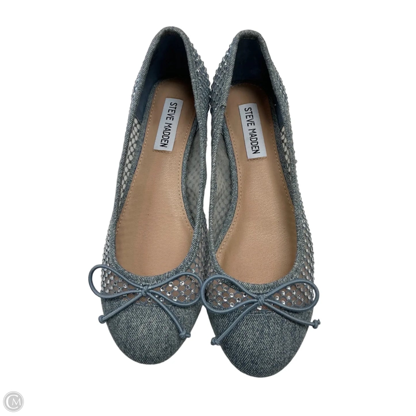 Shoes Heels Block By Steve Madden In Blue Denim, Size: 7.5