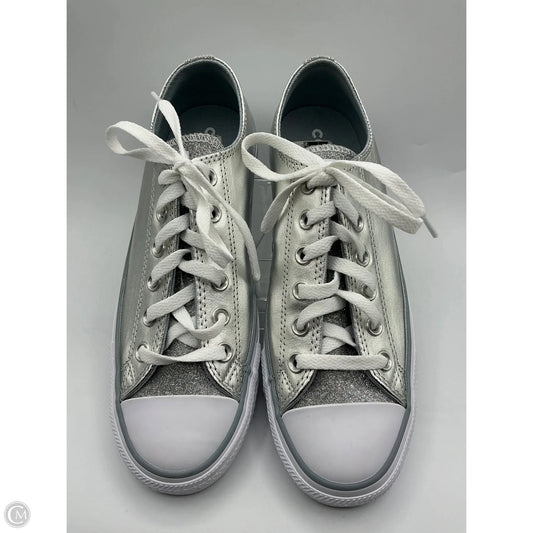 Shoes Sneakers By Converse In Silver, Size: 8