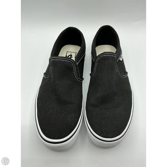 Shoes Sneakers By Vans In Black, Size: 10