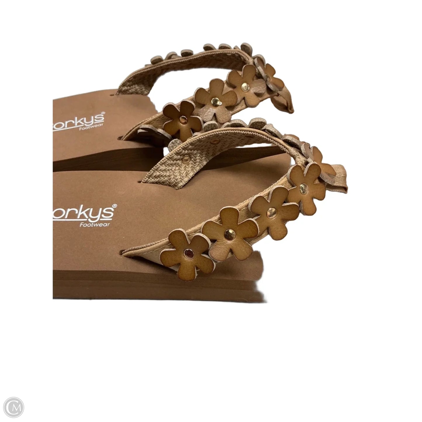 Sandals Heels Platform By Corkys In Brown, Size: 9