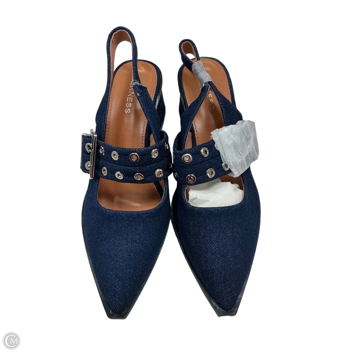 Shoes Heels Block By Clothes Mentor In Blue, Size: 8
