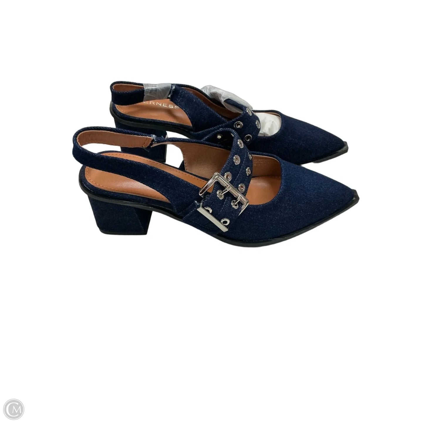 Shoes Heels Block By Clothes Mentor In Blue, Size: 8