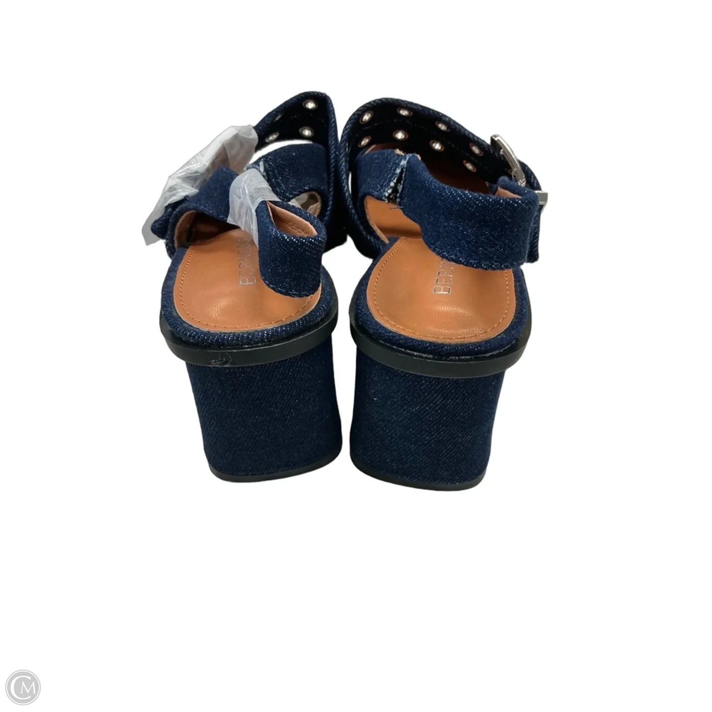 Shoes Heels Block By Clothes Mentor In Blue, Size: 8