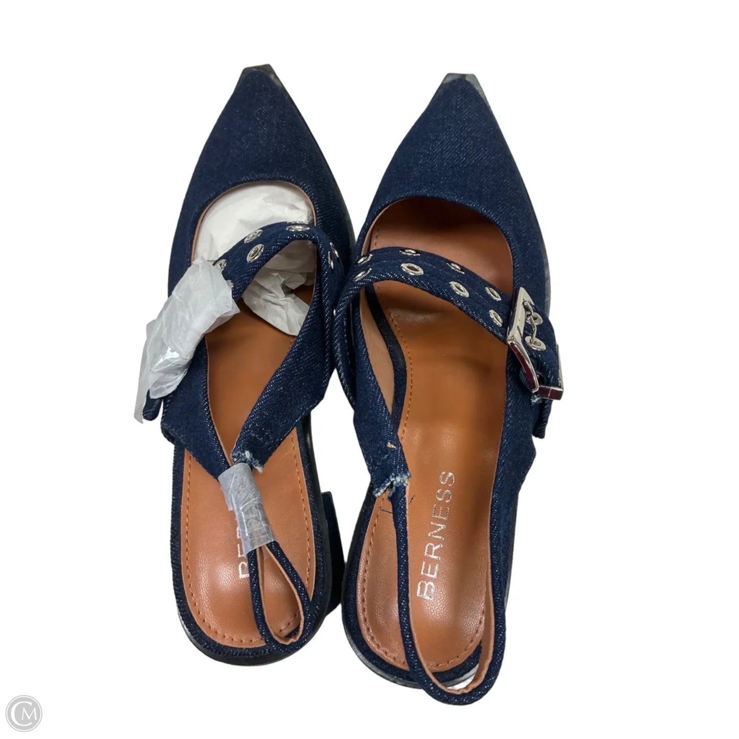 Shoes Heels Block By Clothes Mentor In Blue, Size: 8