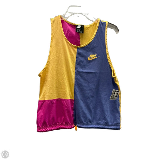 Athletic Tank Top By Nike Apparel In Multi-colored, Size: M