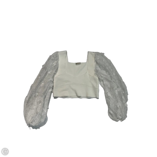Top Long Sleeve By Free People In White, Size: S