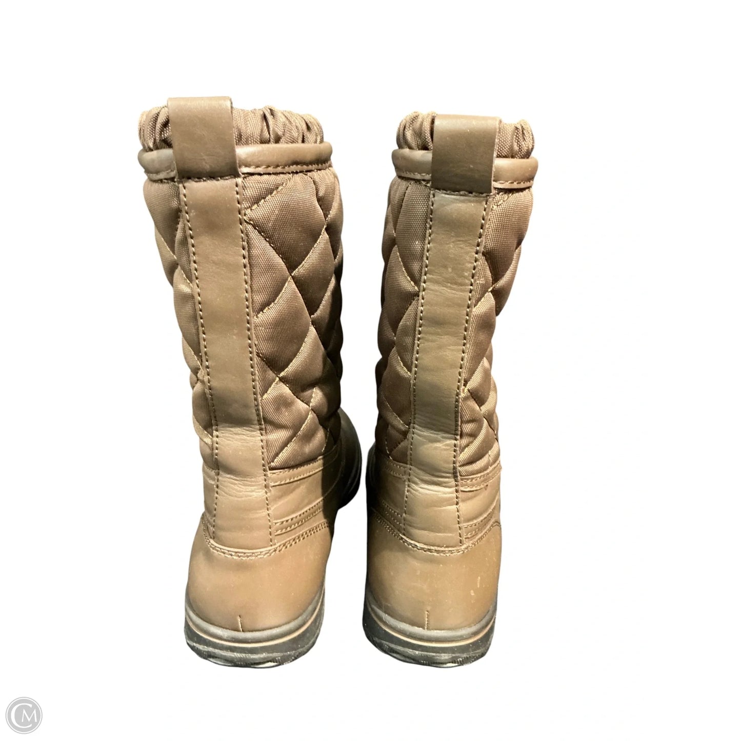 Boots Designer By Coach In Brown, Size: 5
