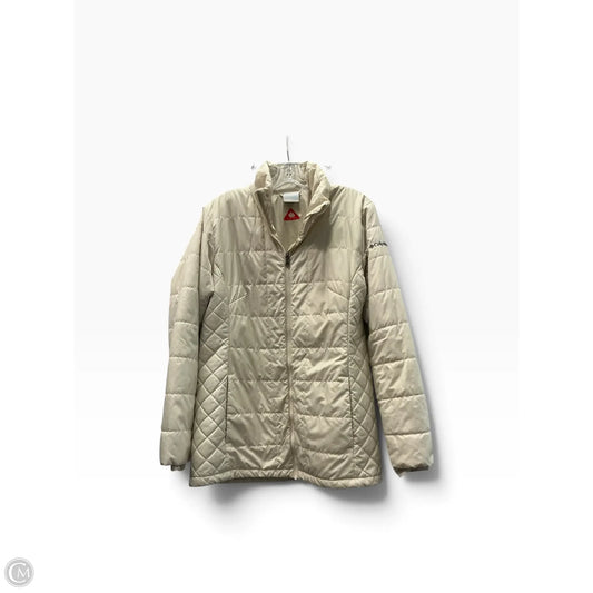 Coat Puffer & Quilted By Columbia In Cream, Size: Xl