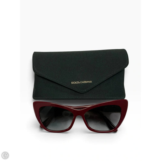 Sunglasses Luxury Designer By Dolce And Gabbana, Size:
