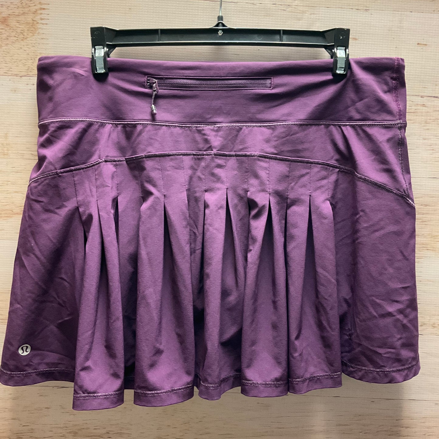 Athletic Skort By Lululemon In Purple, Size: 8tall