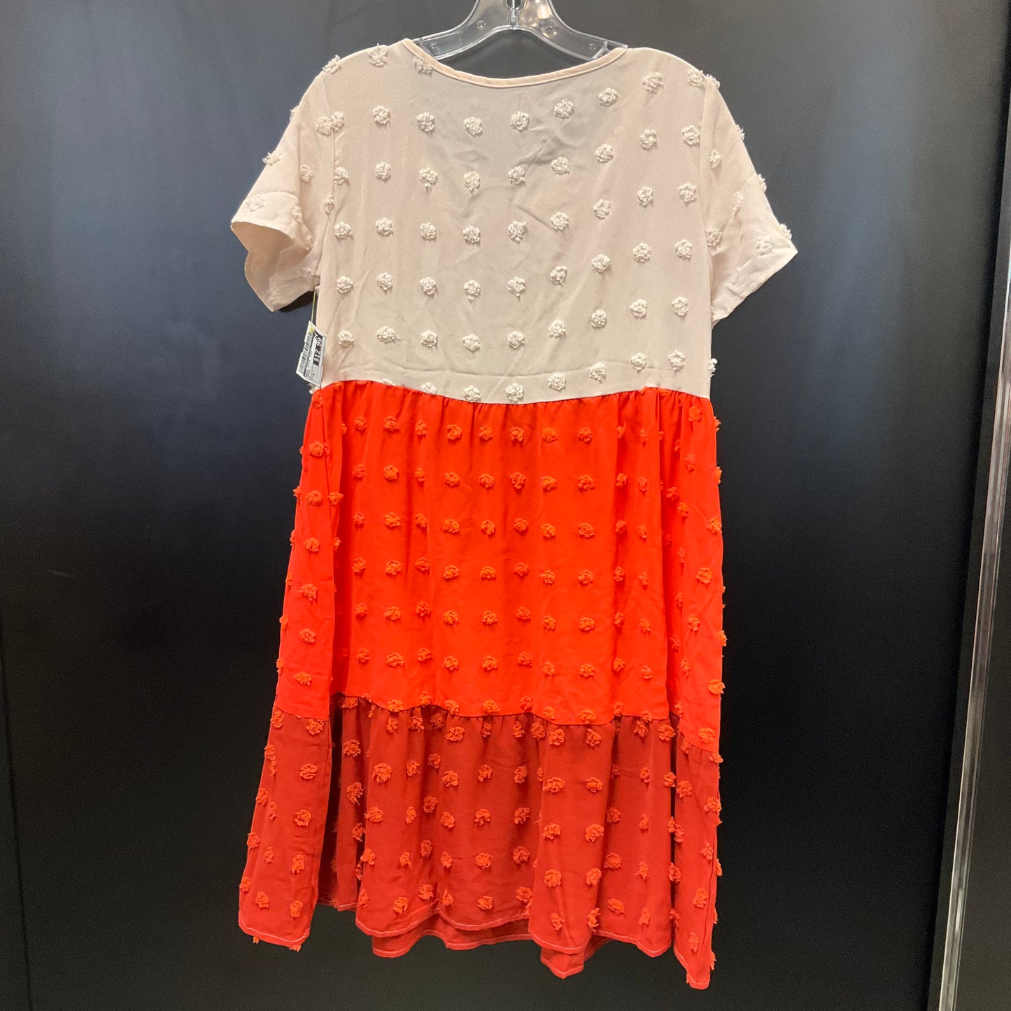 Dress Casual Midi By Clothes Mentor In Orange, Size: M